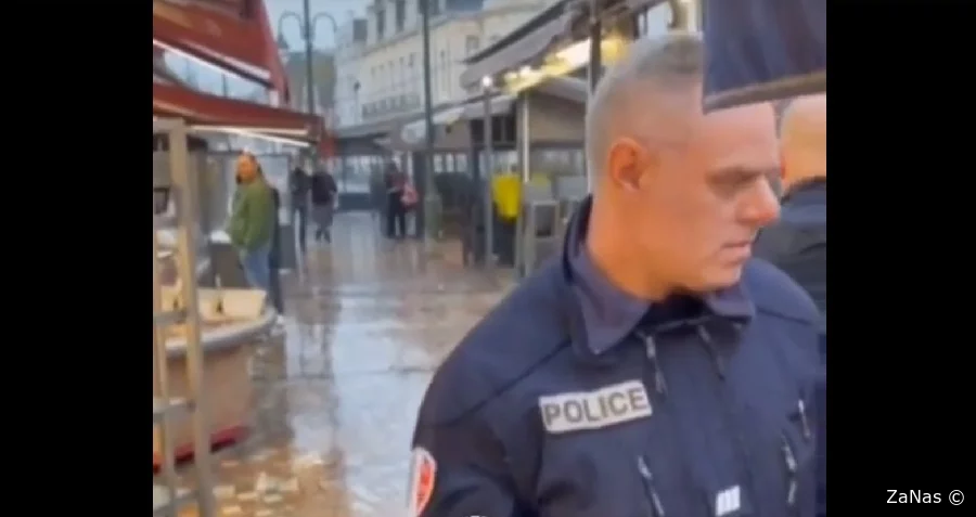 Во Франции полицейские отказалась задерживать украинцев, напавших на российскую семью (видео)